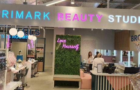 An image of the beauty bar in Primark, Norwich